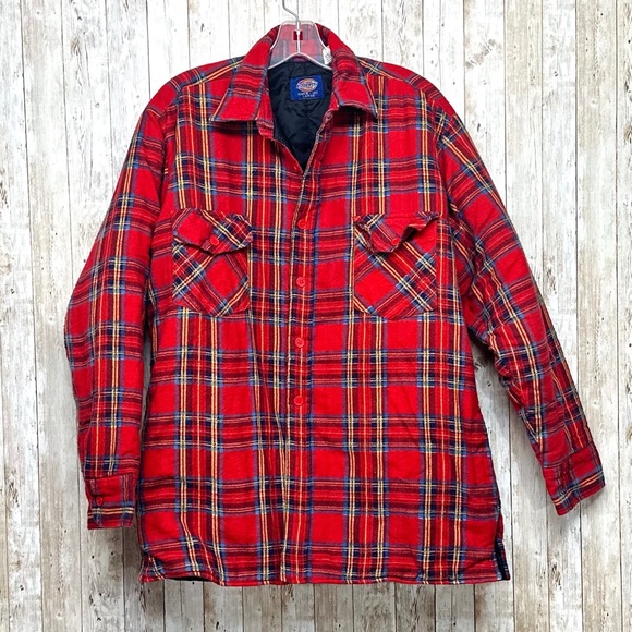 Dickies Other - Dickies Plaid Padded Flannel Shacket [MRC-002]